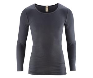 Living Crafts Johan Herren Langarm-Shirt aus Bio Baumwolle 6 Navy Graphite