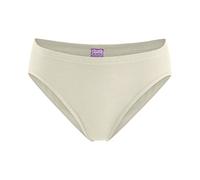 Living Crafts - Josefine | Tanga-Slip - Hochqualität, Komfortabel, Bio-Baumwolle, ohne Seitennähte, elastisches Band (36/38, Natural)