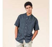 Living Crafts Kurzarm Hemd - RUBEN Midnight (blau) 48