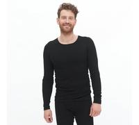 Living Crafts Johan Herren Langarm-Shirt aus Bio Baumwolle 4 Black