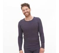 Living Crafts Johan Herren Langarm-Shirt aus Bio Baumwolle 6 Navy Graphite