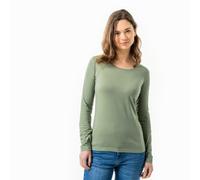 Living Crafts Langarm-Shirt - SUSANNA Fog Green (grün) L