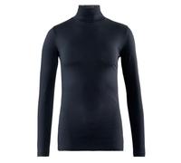 Living Crafts Bio-Damen-Langarmshirt "Nia" mit Rollkragen, ink blue, Gr. L