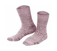 Living Crafts Norwegersocken "Jean", bordeaux mouliné 35-38