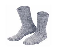 Living Crafts Norwegersocken "Jean", navy mouliné 35-38