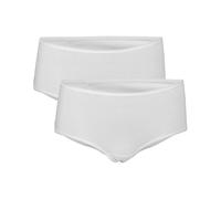 Living Crafts 2er-Pack Bio-Damen-Panty 'TANDY' mit Spitze, offwhite, Gr. M