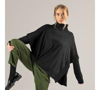 Living Crafts Poncho - PAISLEY Black (schwarz) S/M