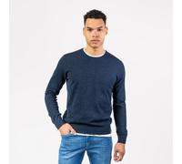 Living Crafts Bio-Herren-Pullover 'ULRYK' mit französischen Schultern, deep sea, Gr. XL
