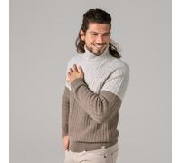 Living Crafts Rollkragenpullover - PATRIZIO Oak (natur) XL