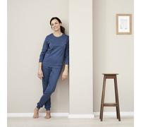 Living Crafts Schlafanzug "Betty", blue shadow Gr. XL