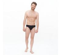 Living Crafts - JAN | Slip - Bequemer, qualitativer Feinripp, Männliche Unterwäsche, Bio-Baumwolle, Keine irritierenden Nähte, Elastischer Bund und Beinöffnung (6, Black)