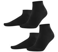 2er-Pack Living Crafts Bio-Herren-Socken "Curt" black, Gr. 39/42
