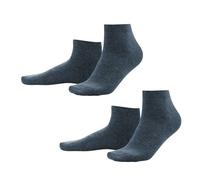 2er-Pack Living Crafts Bio-Herren-Socken "Curt", dark navy, Gr. 43-46