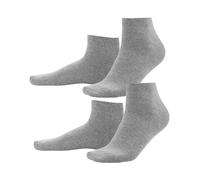 2er-Pack Living Crafts Bio-Herren-Socken "Curt", stone grey, Gr. 43-46
