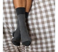 2er-Pack Living Crafts Bio-Herren-Socken "Arni" grau, Gr. 39/42