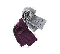 Living Crafts Socken, 2er-Pack - BETTINA 39-42 dark prune/dots