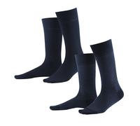 Living Crafts Socken, 2er-Pack 3942 dark navy indigo melange