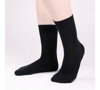 Living Crafts Unisex-Socken, 2er-Pack - NOVA Black (schwarz) 43-46