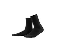 Living Crafts Damen - Herren Socken "Davos", black Gr.38-40