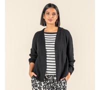 Living Crafts Strickjacke - OLIVIA Black (schwarz) L