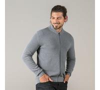 Living Crafts Strickjacke - PAAVO Grey Melange (grau) M