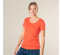 Living Crafts Bio-Damen-T-Shirt 'FRIEDA' mit Rundhalsausschnitt, sunset, Gr. M