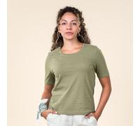 Living Crafts Bio-Damen-T-Shirt 'TABERA' mit Rundhalsausschnitt, sage, Gr. S