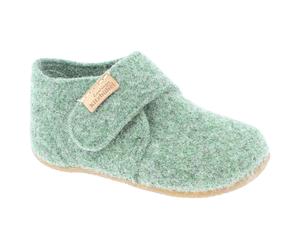 Living Kitzbühel - Babyklettschuh Filz - Hüttenschuhe, Gr. 18, grün (Forest)
