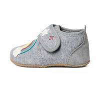 Living Kitzbühel - Baby's Einhornzauber Klettmodell - Hüttenschuhe, Gr. 23, grau (LightGrey)
