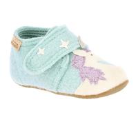 Living Kitzbühel - Baby's Klettschuh Einhorn & Stern - Hüttenschuhe, Gr. 19, grau (FreshMint)