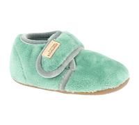 Living Kitzbühel - Baby's Klettschuh Samt Unifarben - Hüttenschuhe, Gr. 19, grün (Sage)