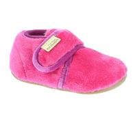 Living Kitzbühel - Baby's Klettschuh Samt Unifarben - Hüttenschuhe, Gr. 19, rosa (Pink)