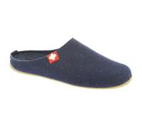 Living Kitzbühel - Filzpantoffel Schweizer Kreuz No. 3886 - Hüttenschuhe, Gr. 37, blau (NightBlue)
