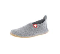 Living Kitzbühel Slipper Schweizer Kreuz No. 4048 Hüttenschuhe Grau Größe 47