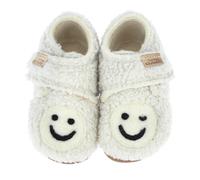 Living Kitzbühel Hausschuhe Babyklettschuh Smiley Kids weiss Kinder (27-30), Größe Euro (US) 30
