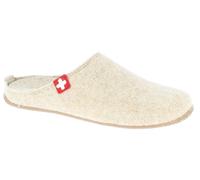 Living Kitzbühel Hausschuhe Filzpantoffel (70% Wolle) Schweizer Kreuz camelbraun, Größe Euro (US) 44