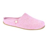 Living Kitzbühel Hausschuhe Filzpantoffel (70% Wolle) Schweizer Kreuz Damen - iris/pink, Größe Euro (US) 38