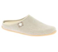 Living Kitzbühel Hausschuhe Filzpantoffel (Baumwolle) Kreuz linenbraun Herren, Größe Euro (US) 44