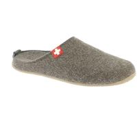 Living Kitzbühel Hausschuhe Filzpantoffel (Wolle) Schweizer Kreuz braun Damen, Größe Euro (US) 40