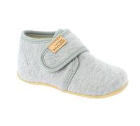 Living Kitzbühel Hausschuhe Klett Jersey (100% Baumwolle) Unifarben Kids hellgrau Kleinkinder (18-26), Größe Euro (US) 30