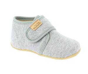 Living Kitzbühel Hausschuhe Klett Jersey (100% Baumwolle) Unifarben Kids hellgrau Kleinkinder (18-26), Größe Euro (US) 30