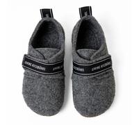 Living Kitzbühel Hausschuhe Klettschuh aus Wollfilz grau Jungen (31-35), Größe Euro (US) 34