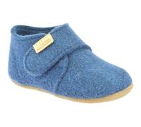 Living Kitzbühel Hausschuhe Klettschuh Filz (Wolle) Unifarben saphirblau Kleinkinder (23-26), Größe Euro (US) 23