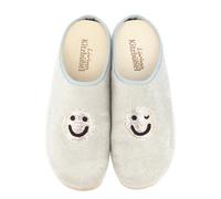 Living Kitzbühel Hausschuhe Pantoffel Frottee Smiley (Baumwolle) sand/beige Damen, Größe Euro (US) 42