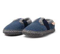 Living Kitzbühel - T-Modell mit Häkelverzierung - Hüttenschuhe, Gr. 27, blau/grau (MediaBlue)