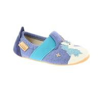 Living Kitzbühel Jungen Mädchen T-Modell Einhorn&Regenbogen Hausschuh, Media Blue, 23 EU