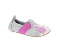 Living Kitzbühel Jungen Mädchen T-Modell Einhorn & Regenbogen Niedrige Hausschuhe, hellgrau, 23 EU
