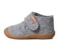 Living Kitzbühel - Kid's Flinki Filz Lauflernklettschuh - Hausschuhe, Gr. 26, grau (Nebel)