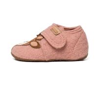 Living Kitzbühel Jungen Mädchen Babyklettschuh Rehkitz Hausschuh, Peach, 26 EU