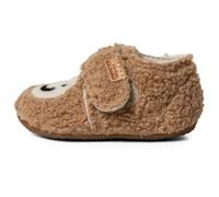 Living Kitzbühel - Kid's Smiley Plüsch-Klettschuh - Hausschuhe, Gr. 29, braun (Camel)